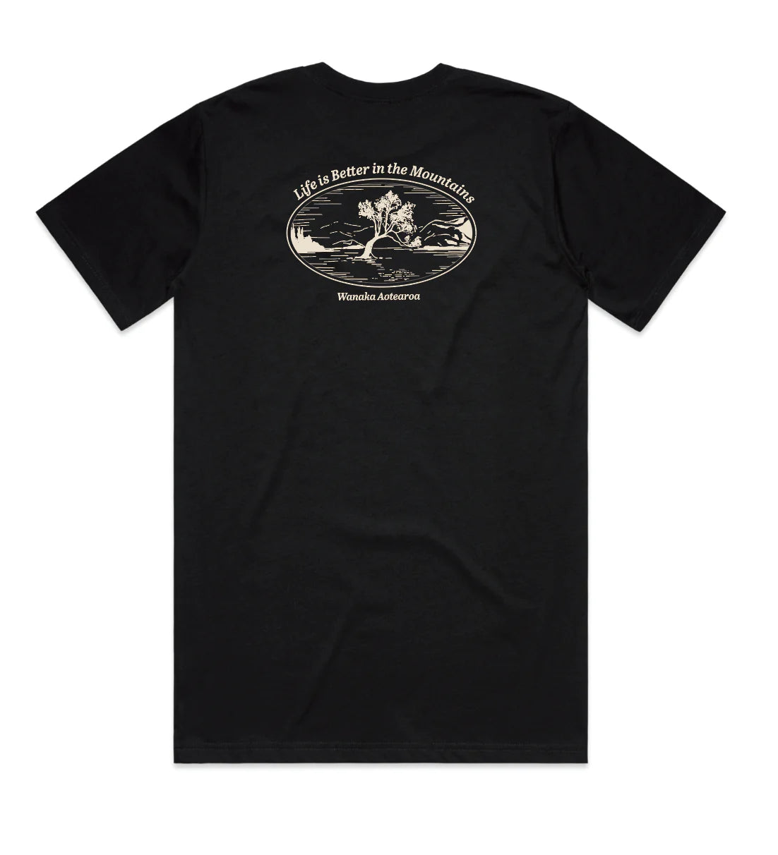 Life is Better - Wanaka Tree - Mens Tee
