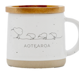 Glazed Ceramic Espresso Mug - Kiwi