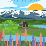 Silicone NZ Magnet - Lake Tekapo