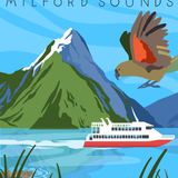 Silicone NZ Magnet - Milford Sound