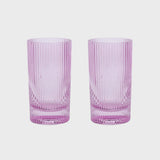The Stella Highball Glass - Set of 2 / Lilac