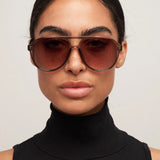 Otra Sunnies - Stevie - Trans Olive/ Brown Fade