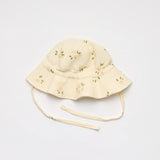 Organic Muslin Sun Hat - Daisy