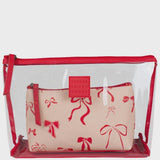 Assorted Red Bow - Twin Set
