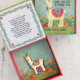 Lucky Charm In Box - Llama