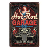 Hot Rod Metal Wall Art