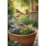 Garden Decoration - Robin on Stick - 37cm