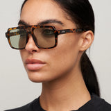 Otra Sunnies - Tame - Tort/ Light Green