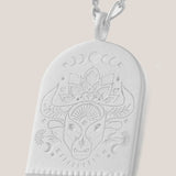 Taurus Zodiac Necklace - Silver