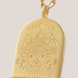 Taurus Zodiac Necklace - Gold