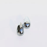 Earrings - Tear Drop - Silver/Large