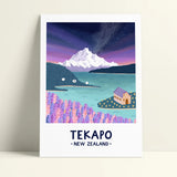 Tekapo In Pastel - Print A4