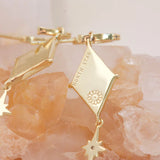 North Star Earrings - Gold