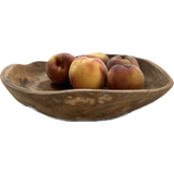 Organic Teak Serving Bowl / Round