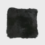 Long Wool Cushion - 40cm / Black