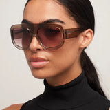 Otra Sunnies - Vail Trans Olive/ Brown Fade