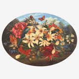 Oval Placemat - Set Of 4 - Vintage Birds