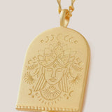Virgo Zodiac Necklace - Gold
