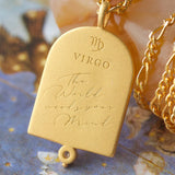 Virgo Zodiac Necklace - Gold