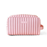 Rosé Pinstripe Wash Bag