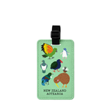 Woven Luggage Tag - NZ Birds