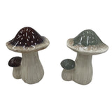 Woodland Mushroom Ornaments S/2