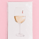 White Wine Lover Print - A3