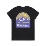 Life is Better - Women's Retro Organic T-Shirt