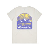 Life is Better - Women's Retro Organic T-Shirt