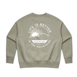 Life is Better  - Women's Crew - Queenstown