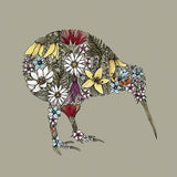 Kiwi Flora Art - Magnet