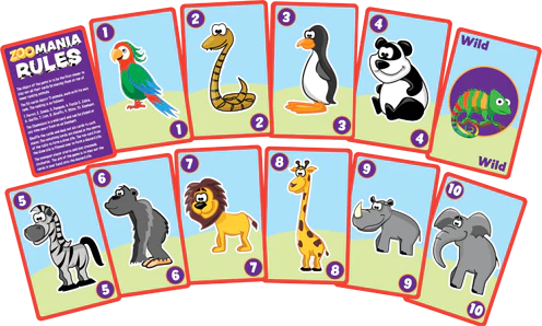 Zoo Mania Card Game
