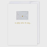 A Little Note To Say Envelope - Card