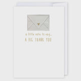 A Little Note To Say Thank You - Card