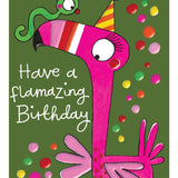 Flamazing Flamingo - Birthday card