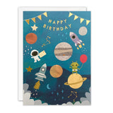 Space - Birthday Card