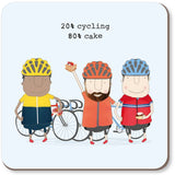 Rosie Made A Thing - Coaster - Cycling Cake Boy