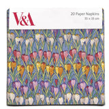 Rows of Crocus 20 Pkt - Paper Napkins