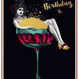 Happy Birthday Lady Card