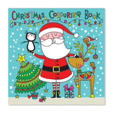 Santa, Rudolph, Penguin Colouring Book