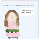 Bare Hands - Humour Card