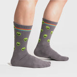 Aliens-Athletic Ribbed - Men's Crew Socks