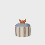 Colette Croissant Stripe Cannister Multi Coloured
