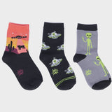 Area 51 Kids Crew Socks Pack of 3