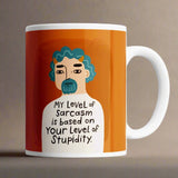 My Level of Sarcasm Grumpy Bastard Cup