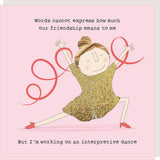 Friendship Dance - Humour Card