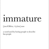 Immature - Greeting Card