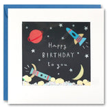 Happy Birthday Rocket - Shakies Birthday Card