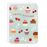 Cupcakes Happy Birthday - Card