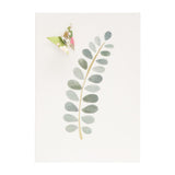 Watercolour Leaf Green Card